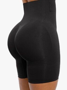 Hey Girl Black Tummy Control Shapewear Thigh Slimming Underwear Girdle Medium